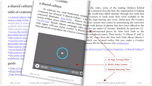 Captura de pantalla de Moon+ Reader
