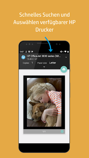 HP Druckdienst-Plug-In Screenshot