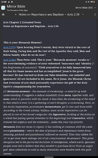 Mirror Study Bible screenshot
