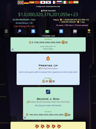 Idle Trillionaire: Money Game Screenshot