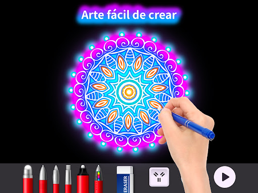 Captura de pantalla de Doodle Master - Glow Art