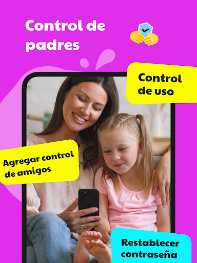 Captura de pantalla de JusTalk Kids Messenger