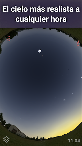 Captura de pantalla de Stellarium - Mapa estelar