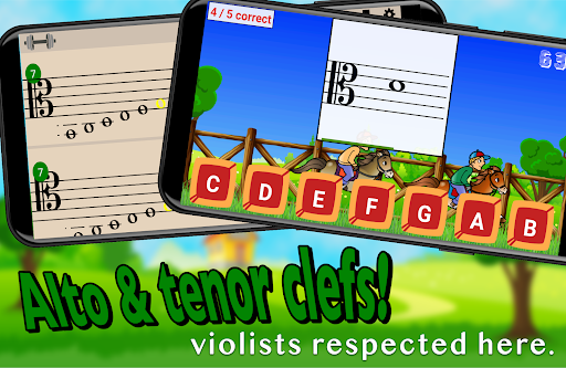 Captura de pantalla de Flashnote Derby- music notes!