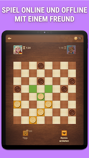 Dame - 2 spieler Screenshot