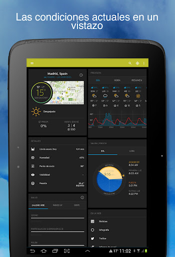 Captura de pantalla de Tiempo- Weather Underground