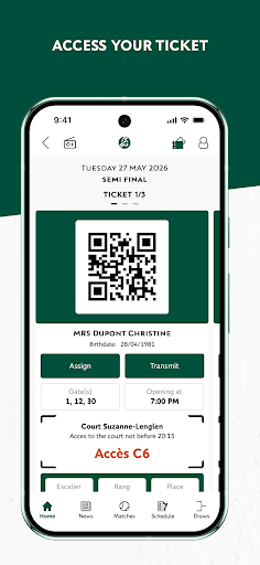 Roland-Garros Officiel Screenshot