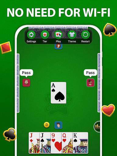 Captura de pantalla de Euchre - Card Game Offline