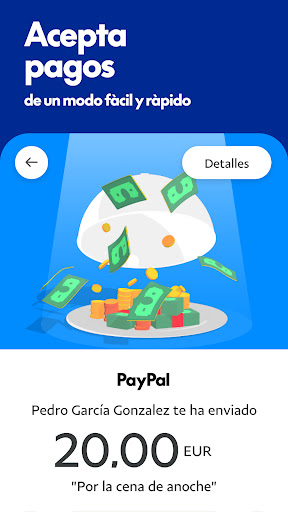 Captura de pantalla de PayPal