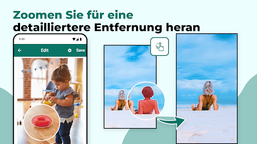 Unerwünschte Objekte entfernen Screenshot