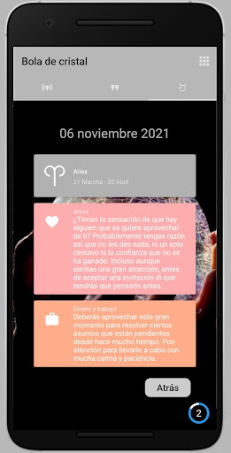 Captura de pantalla de Aprenda más sobre tu futuro