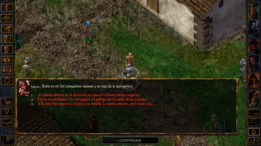Captura de pantalla de Baldur's Gate Enhanced Edition