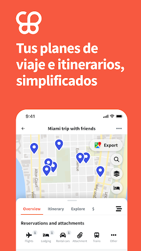 Captura de pantalla de Wanderlog: Plan Viaje y Guía