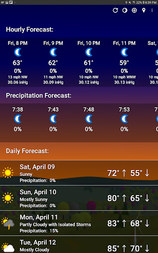 Captura de pantalla de What The Forecast