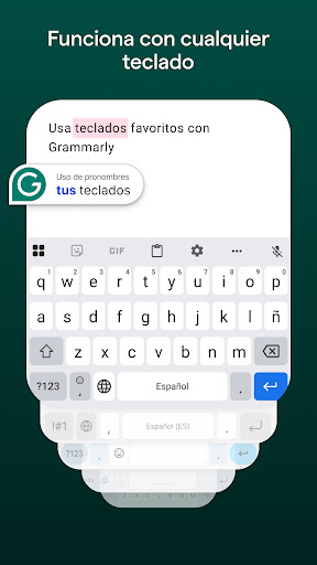 Captura de pantalla de Grammarly: escritura con IA