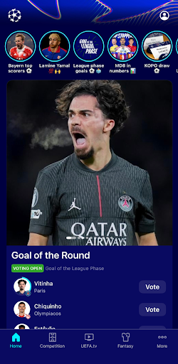 UEFA Champions League Official screenshot