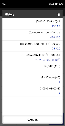 ClevCalc - Calculator screenshot
