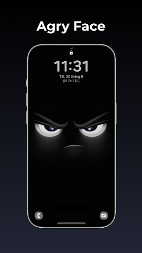 Captura de pantalla de Wicked & Silly smile Wallpaper