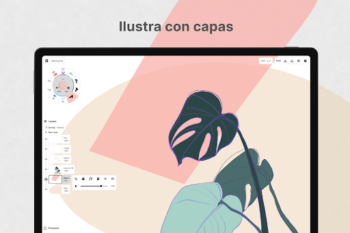 Captura de pantalla de Concepts: diseña/anota/dibuja