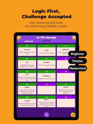 Captura de pantalla de Word Hike -Inventive Crossword