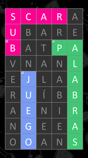 Captura de pantalla de Sopa de Letras: FillWords