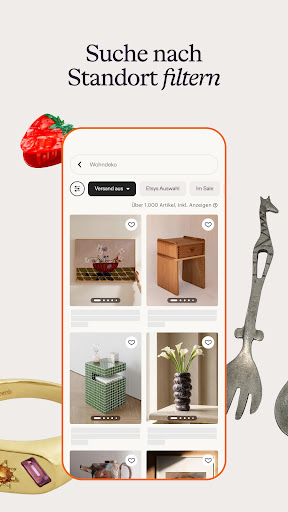 Etsy: Wohnen & Mode kaufen Screenshot