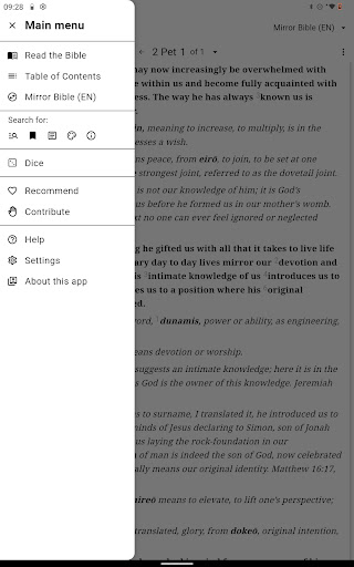 Mirror Study Bible screenshot