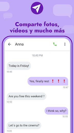 Captura de pantalla de Mensajes - App de mensajería