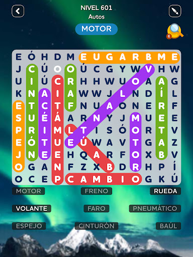 Captura de pantalla de Sopas de Letras Español