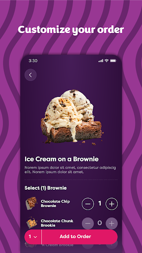 Captura de pantalla de Insomnia Cookies