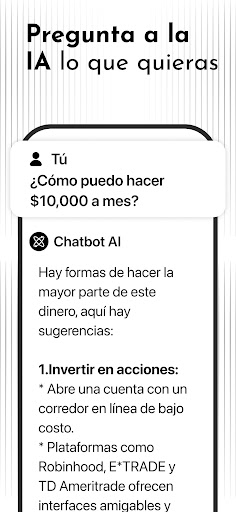Captura de pantalla de Chat Bot AI - IA en Español