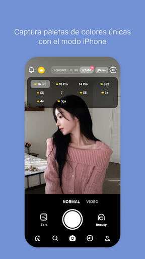 Captura de pantalla de SNOW - AI Perfil