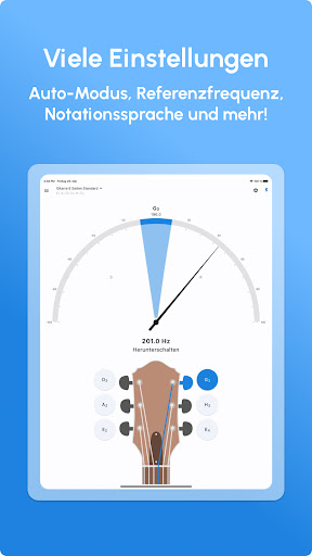 Gitarre Stimmgerät - LikeTones Screenshot
