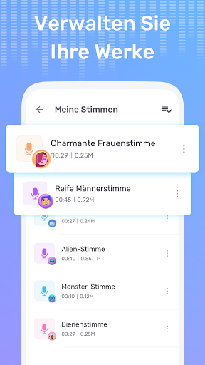 Lustiger Stimmenwechsler Screenshot