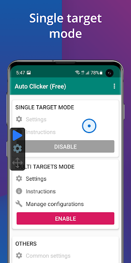 Captura de pantalla de Auto Clicker: Grifo automático