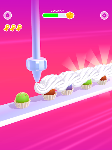 Captura de pantalla de Perfect Cream: Glaseado ideal