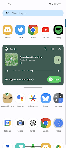 Captura de pantalla de Nova Launcher
