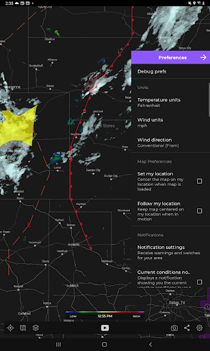 Captura de pantalla de MyRadar Weather Radar Pro