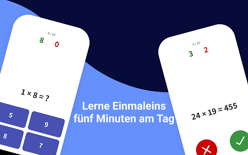 Einmaleins Mathe - Trainer 1x1 Screenshot