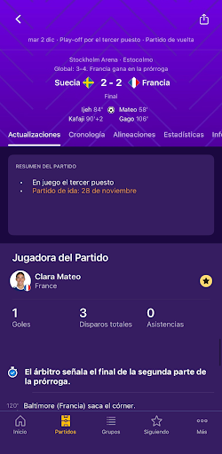 Captura de pantalla de UEFA EURO y Nations League