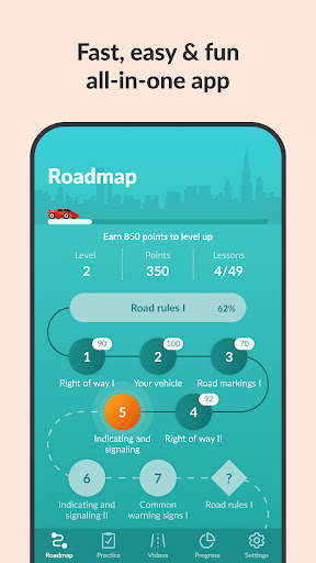 Captura de pantalla de Zutobi: Permit & Driving Prep