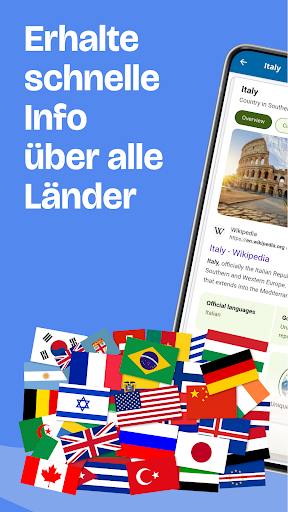 Weltkarte & Länder Screenshot
