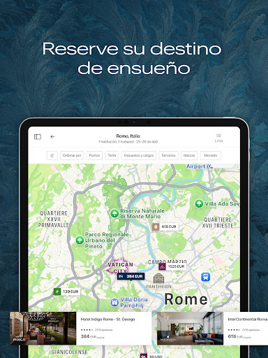 Captura de pantalla de Hoteles y Recompensas IHG