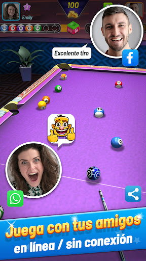 Captura de pantalla de 8 Bolas Juegos de Billar - 3D