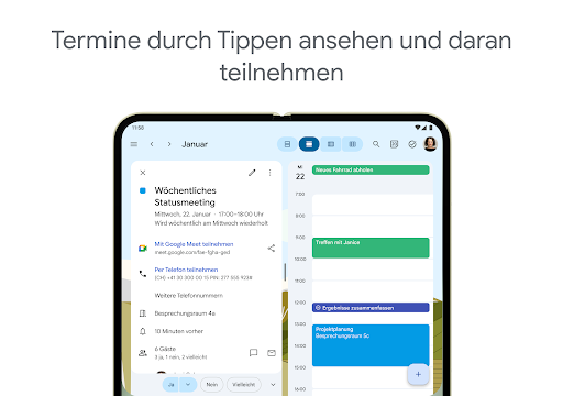 Google Kalender Screenshot