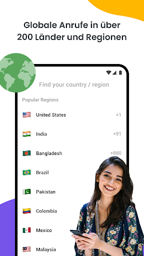 Duo Call–globales Telefonieren Screenshot