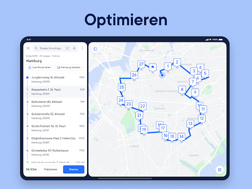 Spoke (Circuit) Routenplaner Screenshot