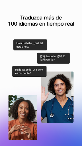 Captura de pantalla de Webex