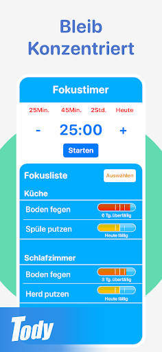 Tody - Intelligentere Putzen Screenshot