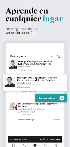 Captura de pantalla de Udemy - Cursos Online